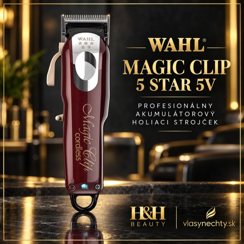 WAHL MAGIC CLIP 5 STAR 5V – Profesionálny akumulátorový holiaci strojček