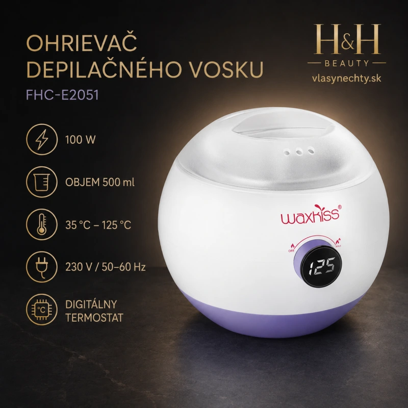 OHRIEVAČ DEPILAČNÉHO VOSKU FHC-E2051 100W