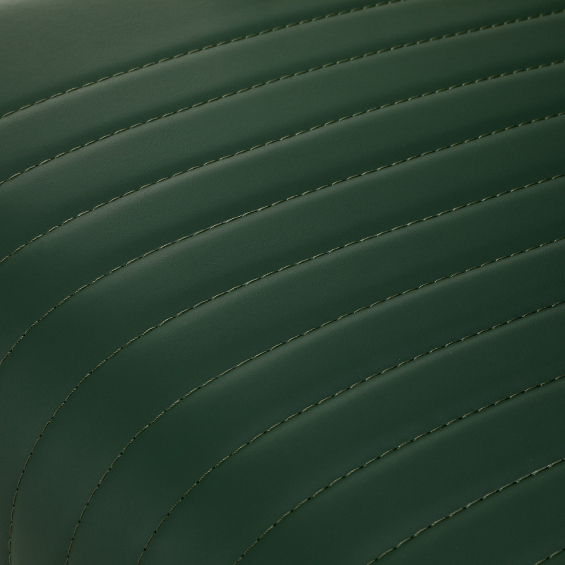 BARBERSKE KRESLO GABBIANO VISIONERIO zelené, chrómový rám 16