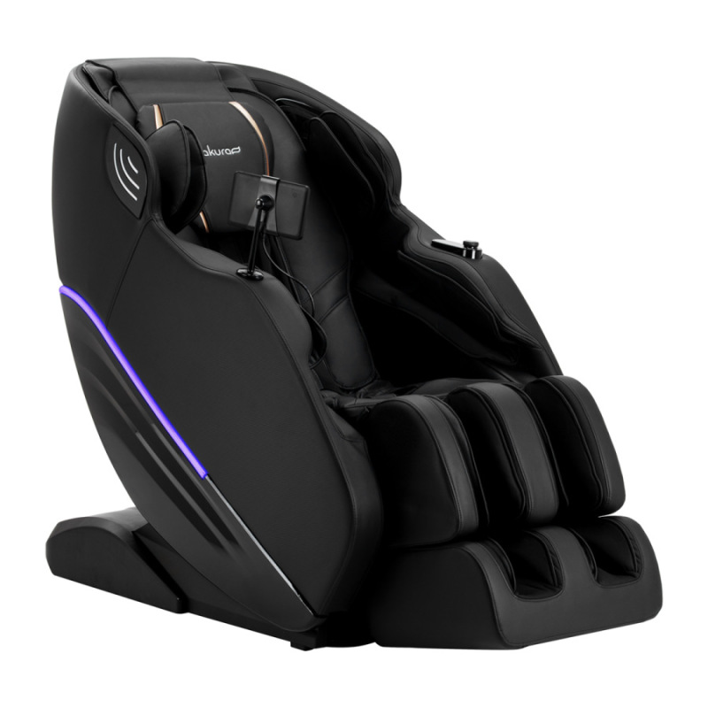 Masážne kreslo Sakura Maximus 809 3D, čierne 1