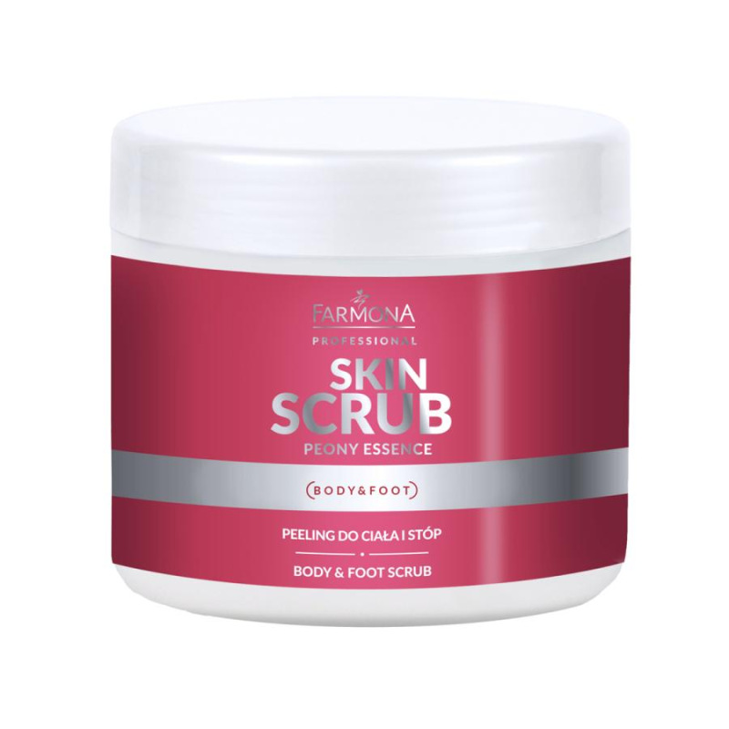 Farmona Skin scrub pivoňkový peeling na telo a chodidlá 500 g 1