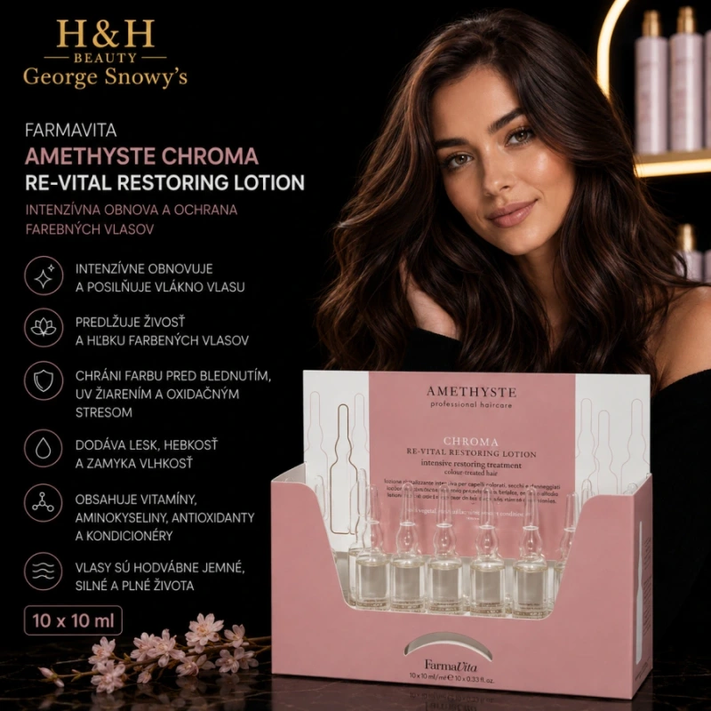 Farmavita AMETHYSTE CHROMA RE-VITAL RESTORING LOTION 10x10ml 2