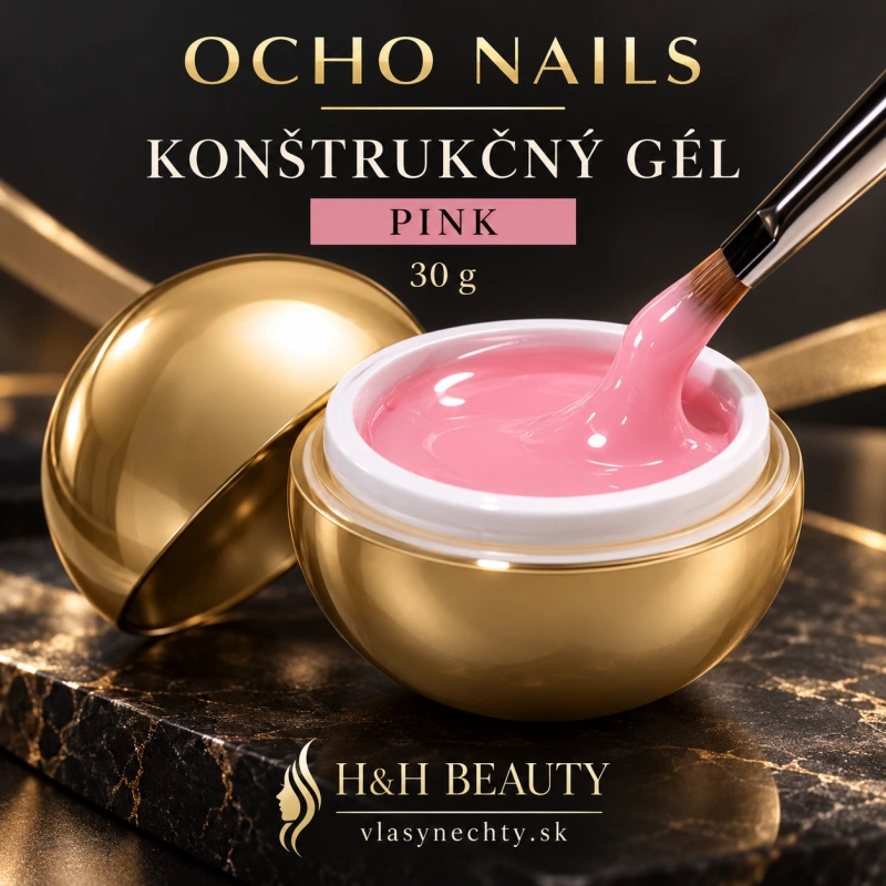 OCHO NAILS Konštrukčný gél pink 30 g