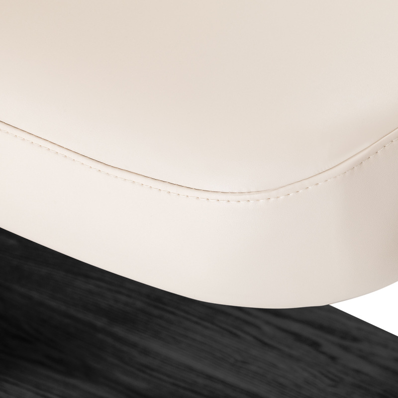 Leżanka SPA Sillon Relax kremowa z czarną podstawą 9