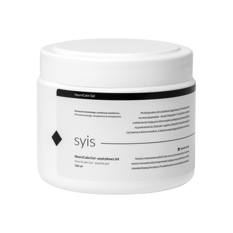 Syis NeuroCalm Gel - peptidový gél pre manuálnu masáž, sonoforézu a iontoforézu 500 ml 1