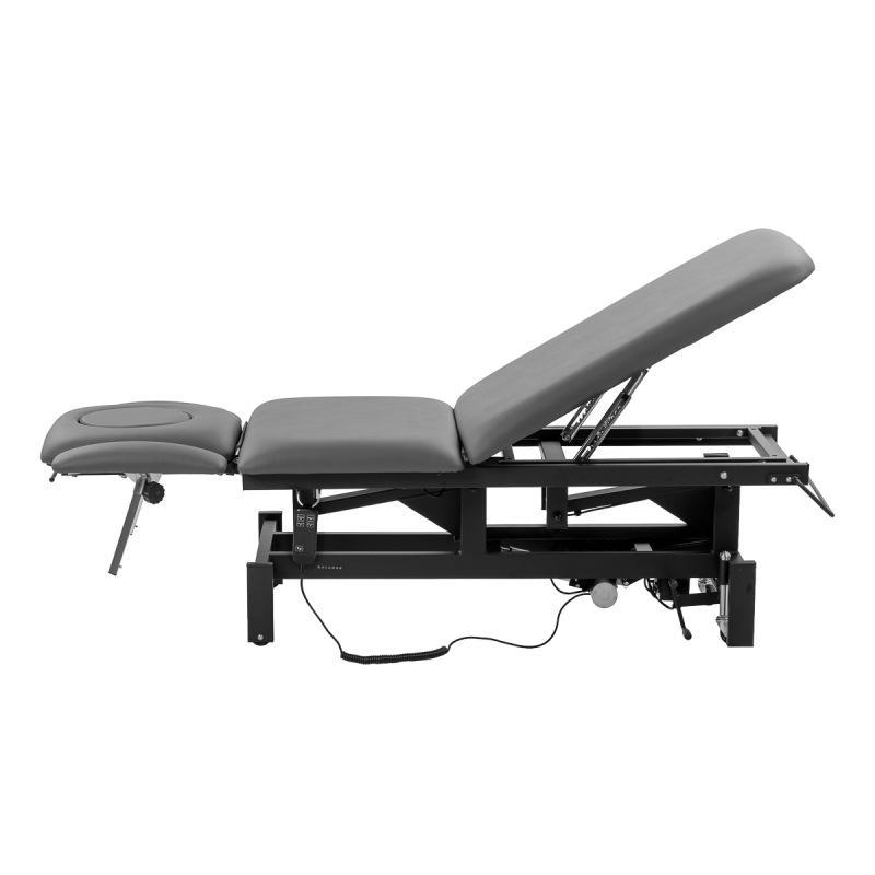 Elektrický rehabilitačný stôl na masáž a fyzioterapiu Eso 5 sivý 4