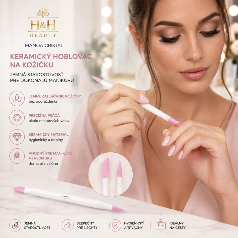 MANOA-CRISTAL ® Keramický hoblovač na nechtovú kožičku – Keramik Hufstäbchen