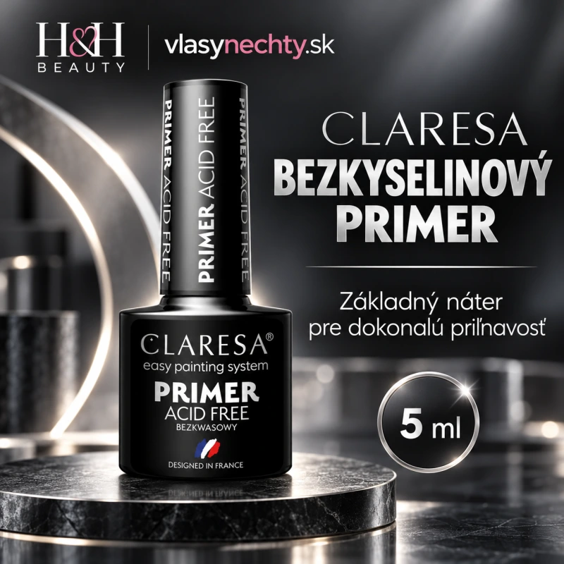 CLARESA Bezkyselinový Primer – Základný náter pre dokonalú priľnavosť 5 ml