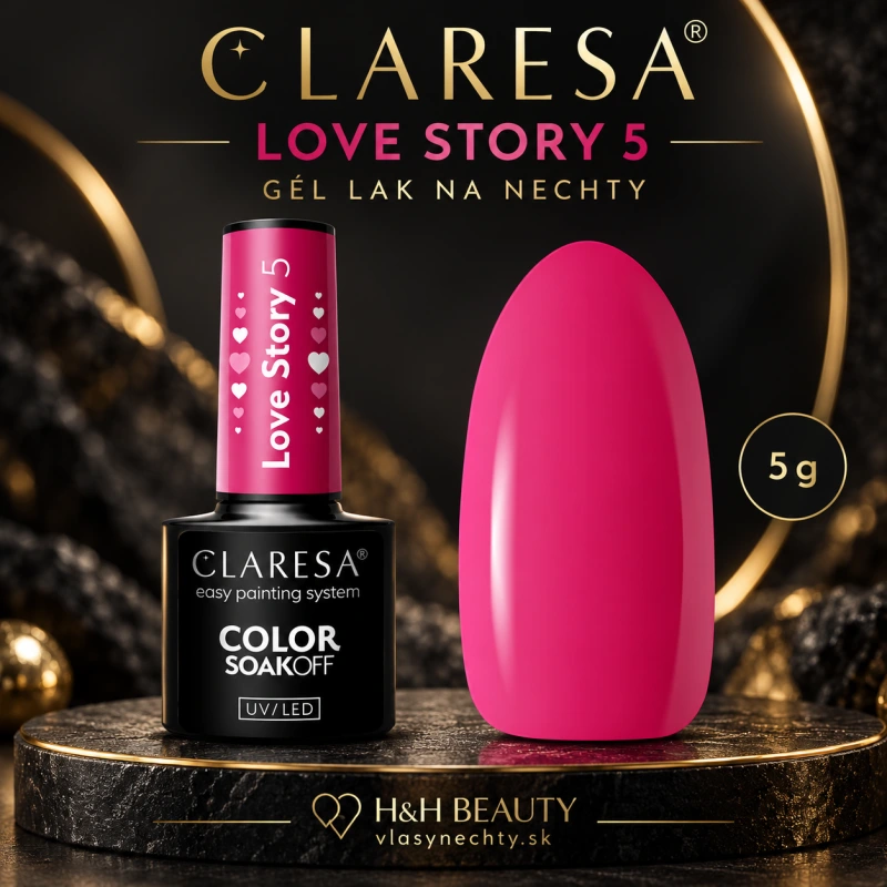 CLARESA GÉL LAK NA NECHTY LOVE STORY 5 - 5g