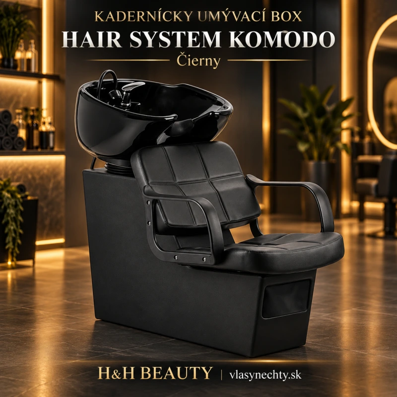 KADERNÍCKY UMÝVACÍ BOX Hair System Komodo čierny