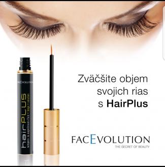 FacEvolution Hairplus rastové sérum na riasy a obočie + Egypt Powder egyptska hlinka