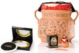 Egypt-Wonder púder EARTH lesklá egyptská hlinka + púzdro