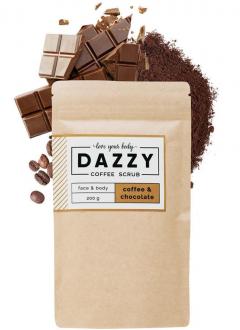 Dazzy Coffee Scrub 200g Čokoláda