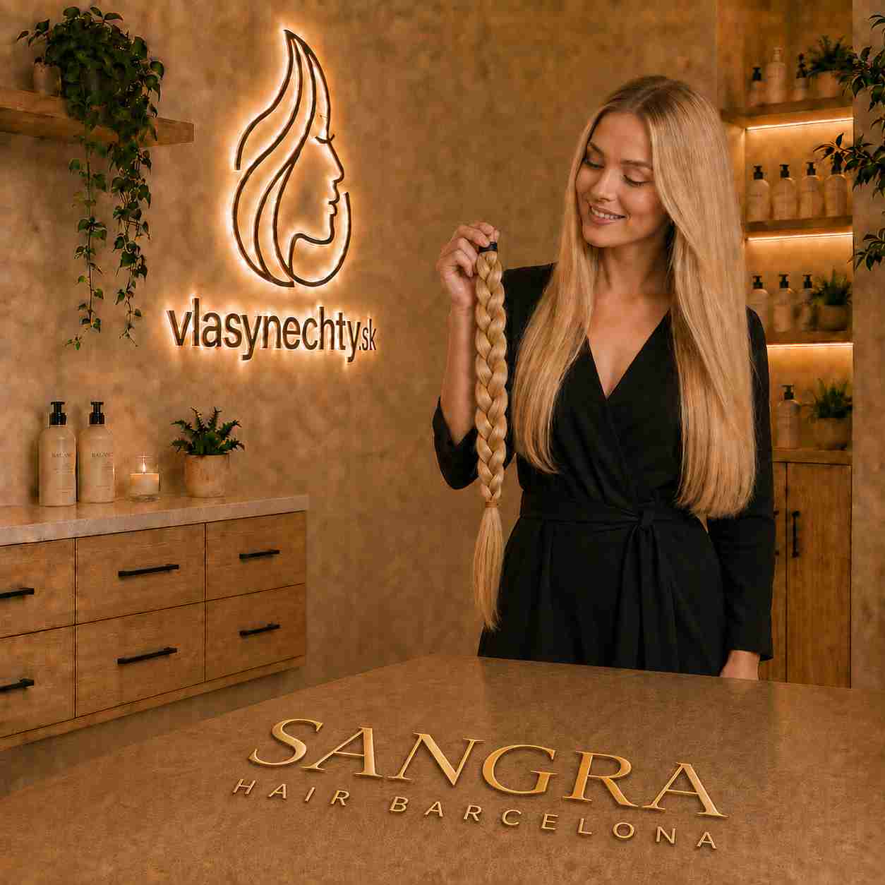 Vlasy na predlžovanie SANGRA HAIR BARCELONA