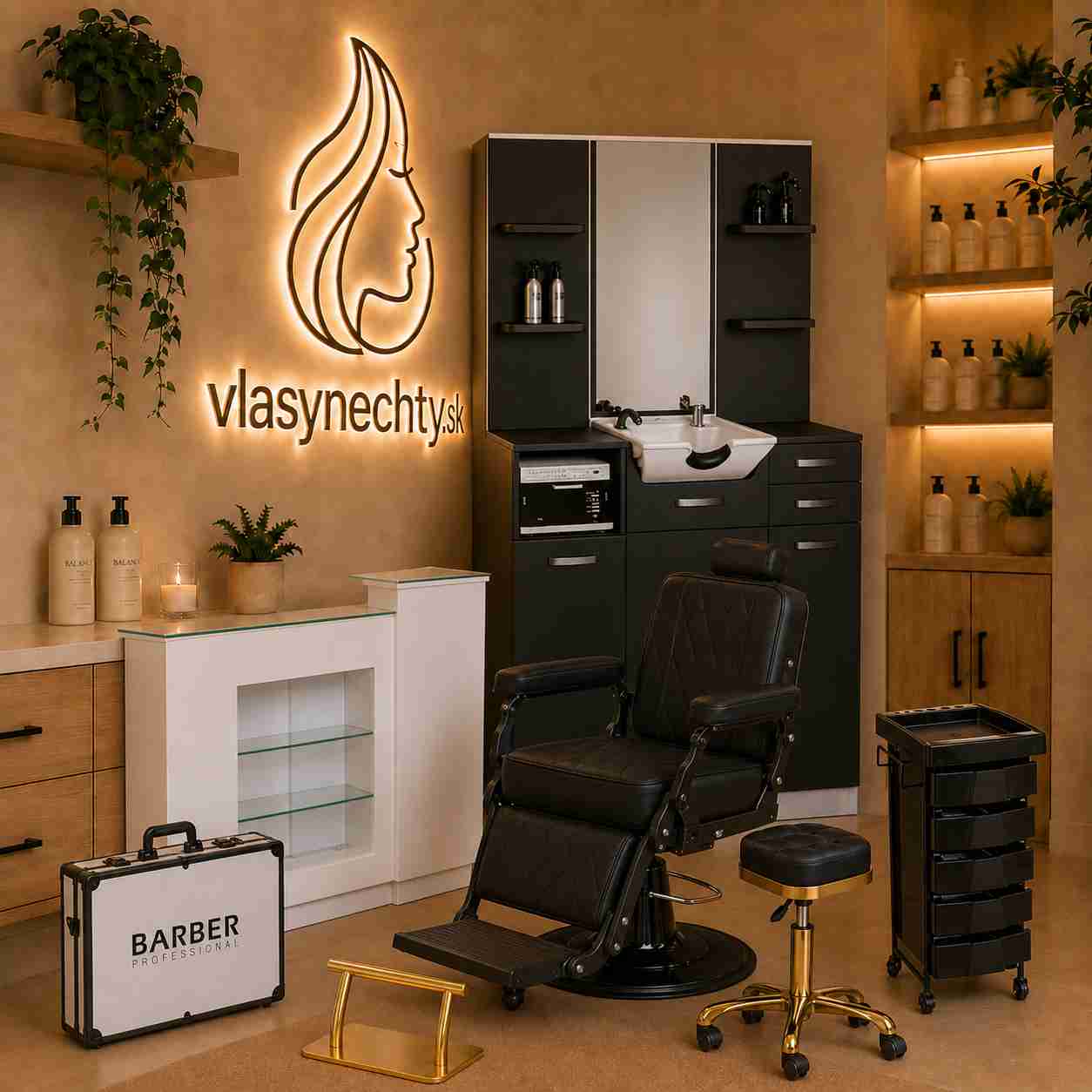 Nábytok pre kadernictva, barber shopy