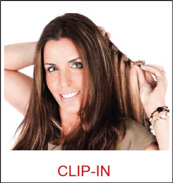 Sangra Hair vlasy na predlzovanie clip-in vlasy, Girardi Taliansko