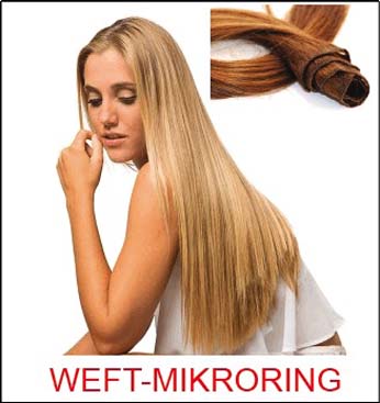 Sangra Hair vlasy ne predlzovanie mikroring, weft