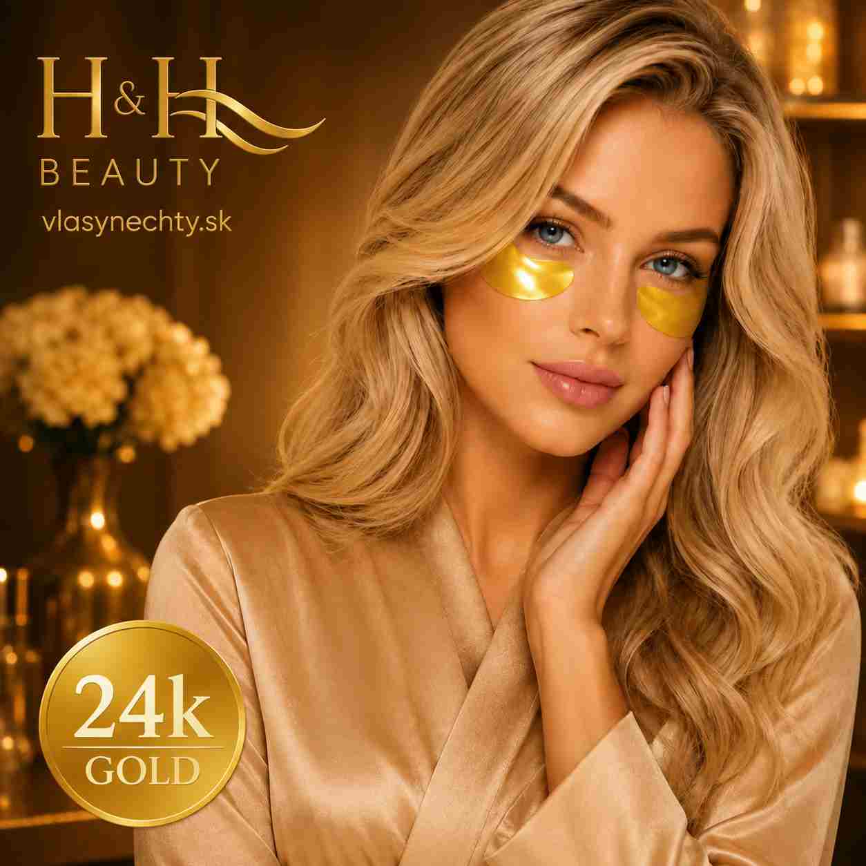Pleťové masky, oleje AIA, Gold and Beauty,